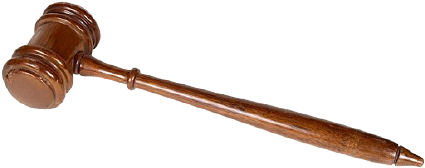 Photo of a gavel