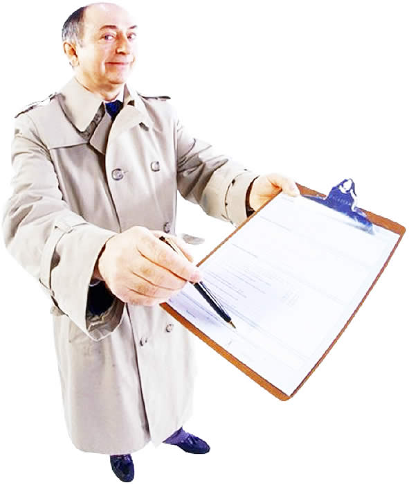 Photo of man campaigning with a clipboard