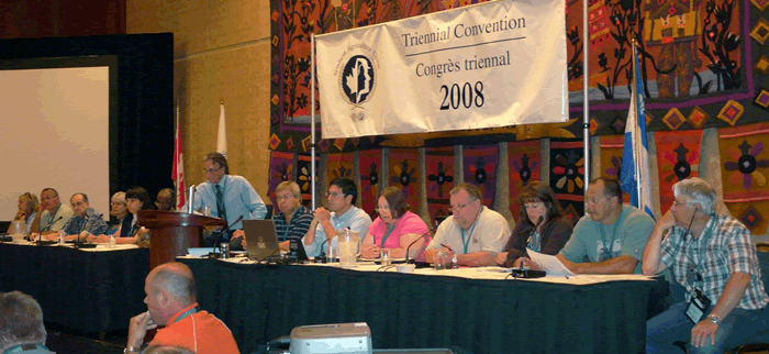 Photo of Convention in session