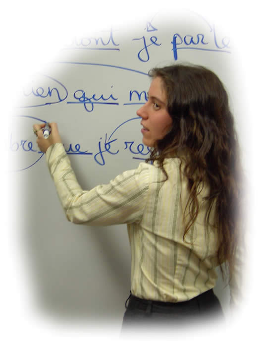 Photo of language teacher