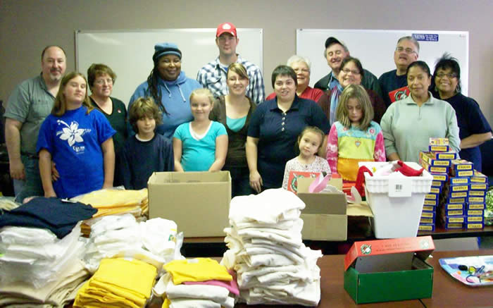 Photo of members and family members of the PSAC’s Halifax Human Rights Committee