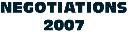 Logo de négociations 2007