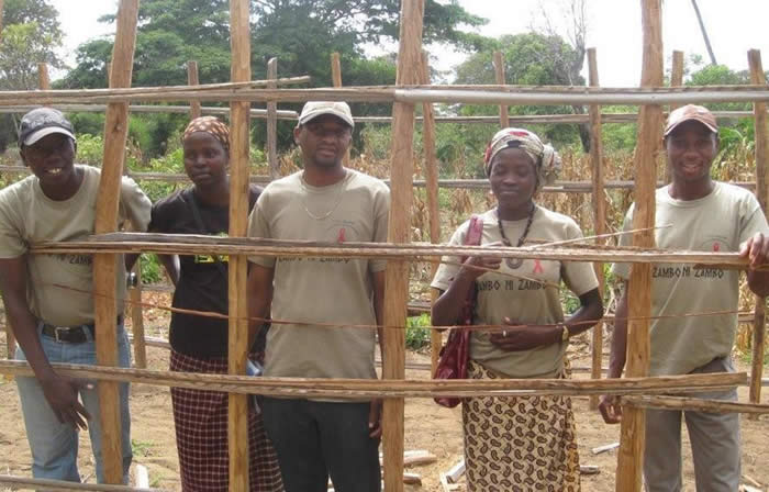 Photo d'une installation de production de poulets
