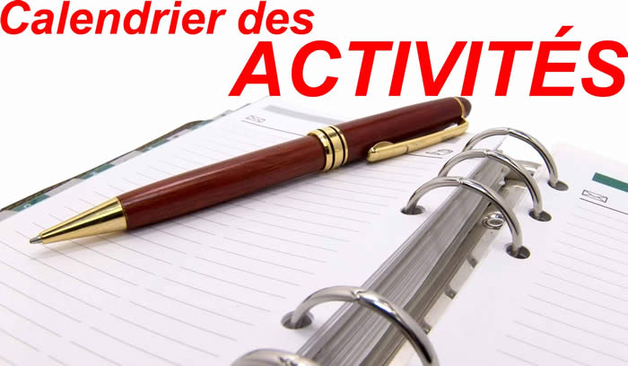 Logo du Calendrier des activit&eacute;s
