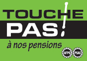 Logo de campagne Touche pas &agrave; nos pensions