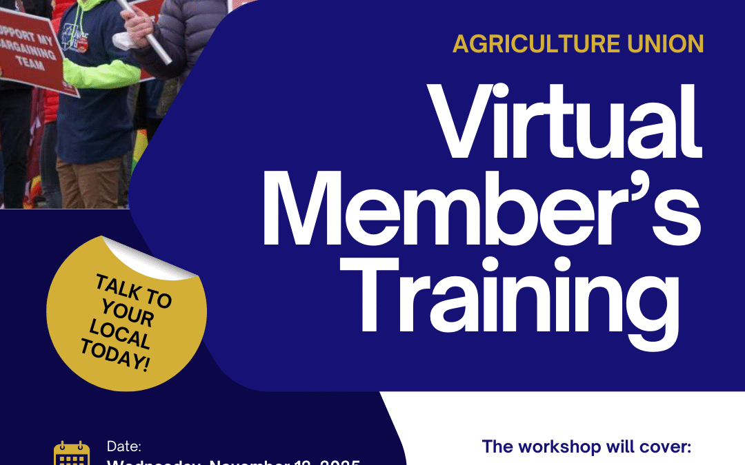 VIRTUAL MEMBER TRAINING – NOVEMBER 12, 2025